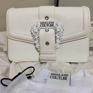 Versace jeans couture white crossbody